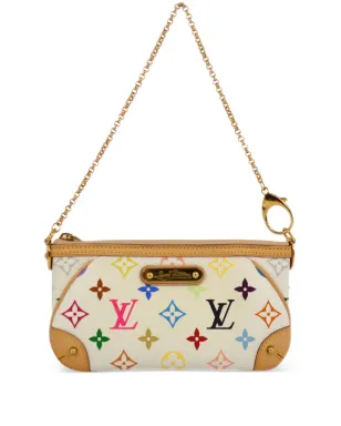 Louis Vuitton Pre-Owned タカシ・ムラカミ 1990-2000年代 Pochette Milla MM クラッチバッグ - ホワイト - サムネイル1