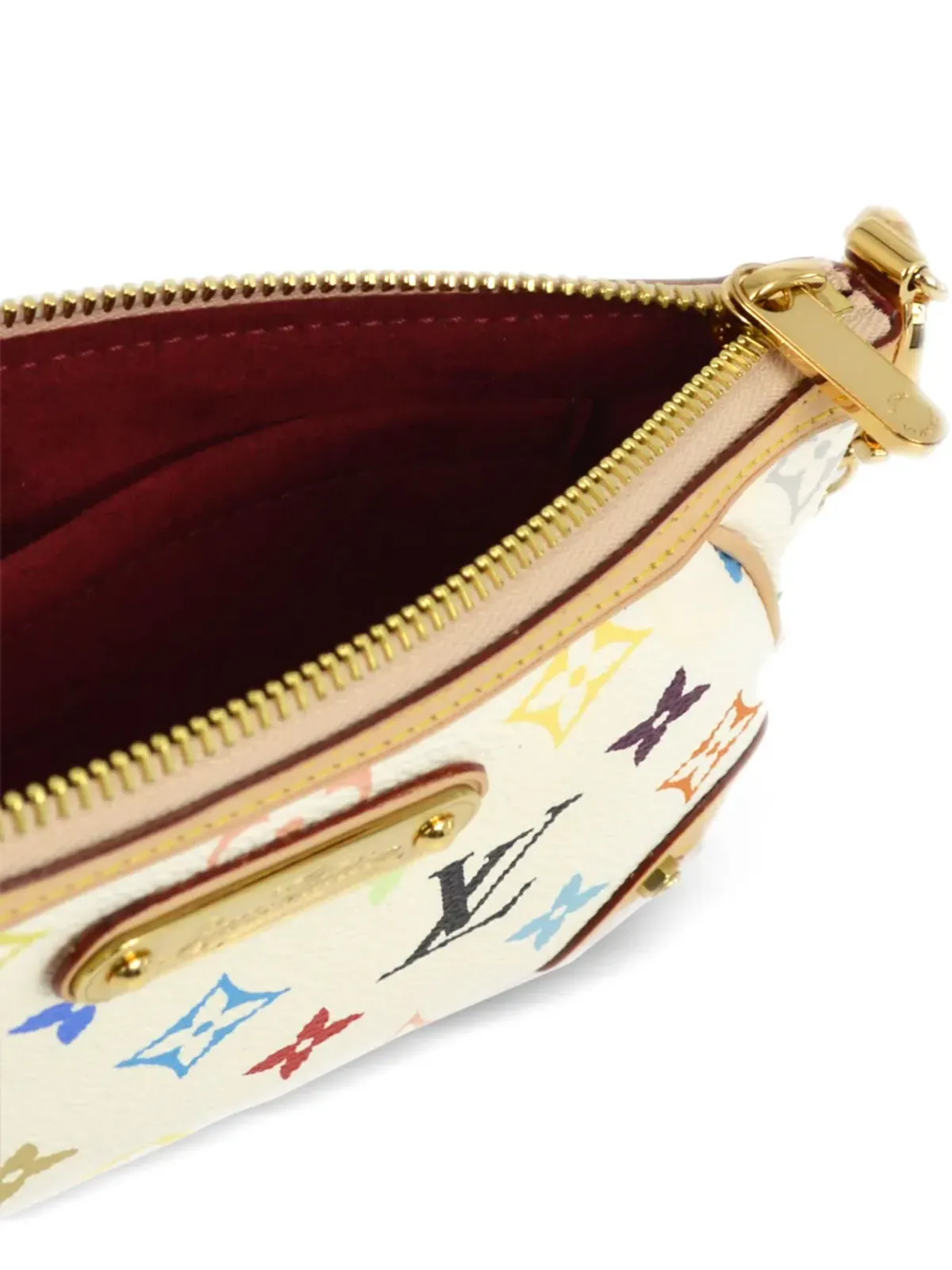 Louis Vuitton Pre-Owned タカシ・ムラカミ 1990-2000年代 Pochette Milla MM クラッチバッグ - ホワイト - 画像5