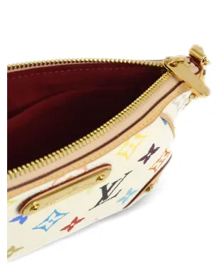 Louis Vuitton Pre-Owned タカシ・ムラカミ 1990-2000年代 Pochette Milla MM クラッチバッグ - ホワイト - サムネイル5