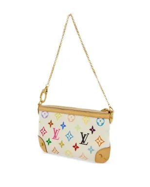Louis Vuitton Pre-Owned タカシ・ムラカミ 1990-2000年代 Pochette Milla MM クラッチバッグ - ホワイト - サムネイル2