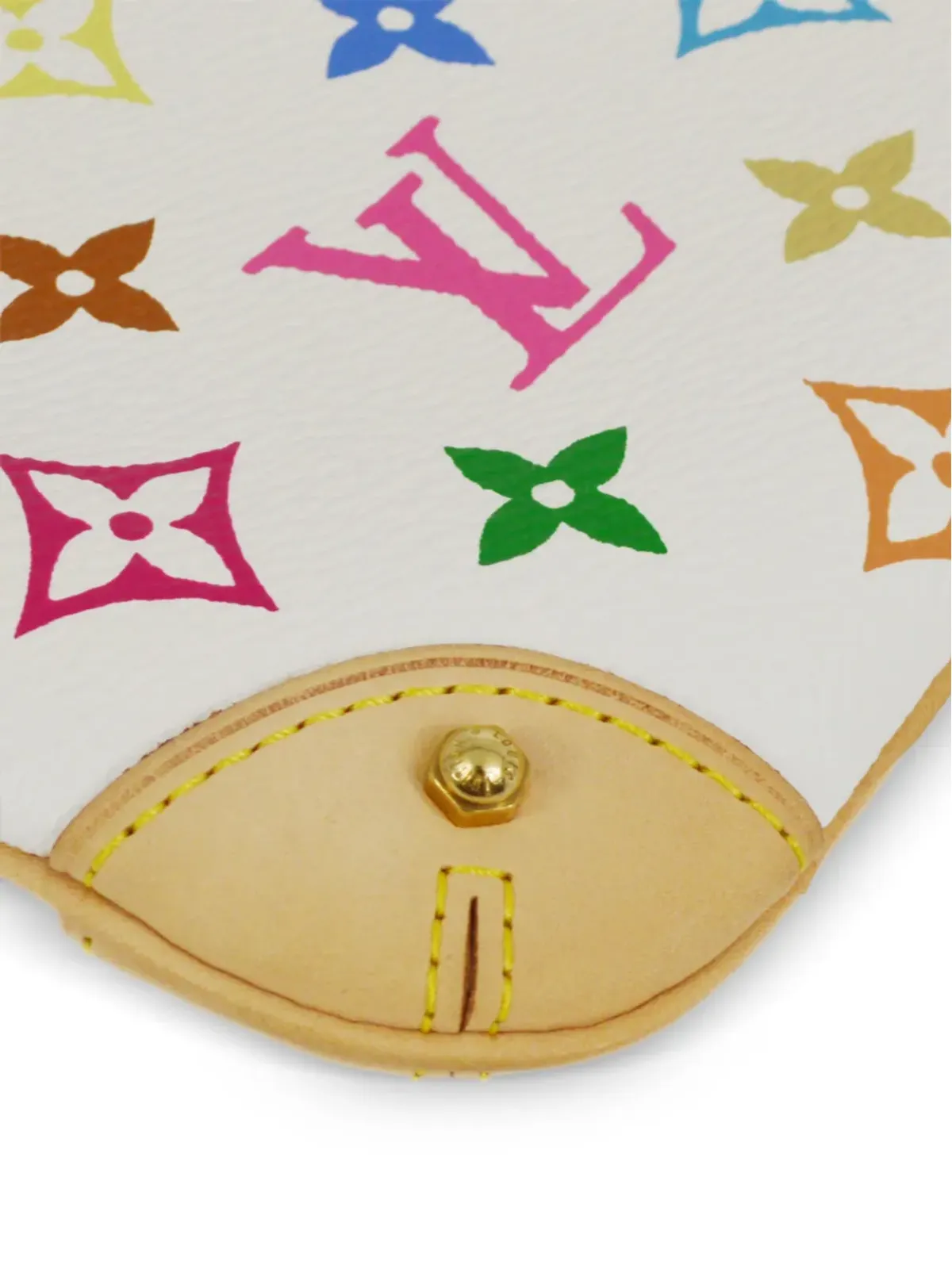 Louis Vuitton Pre-Owned タカシ・ムラカミ 1990-2000年代 Pochette Milla MM クラッチバッグ - ホワイト - 画像4