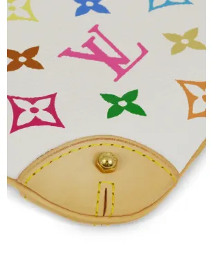 Louis Vuitton Pre-Owned タカシ・ムラカミ 1990-2000年代 Pochette Milla MM クラッチバッグ - ホワイト - サムネイル4