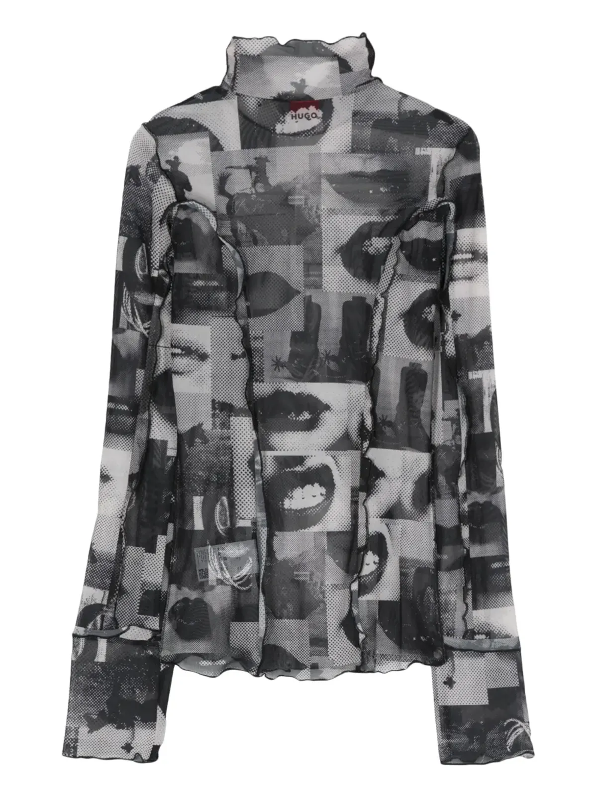 HUGO Deuphoria メッシュ Tシャツ - 画像2