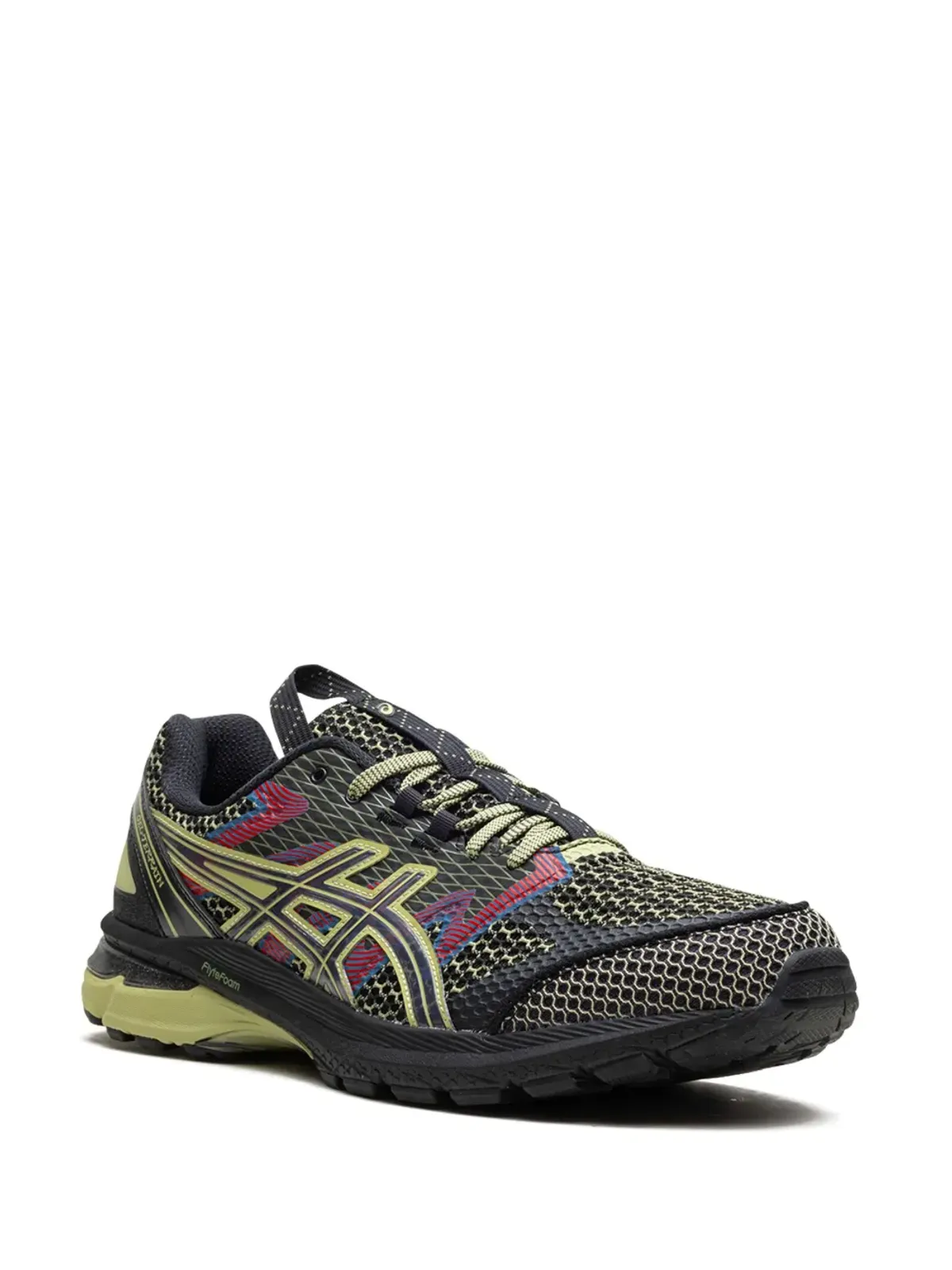 ASICS GEL-TERRAIN ブラック/ネオンライム スニーカー - 画像2