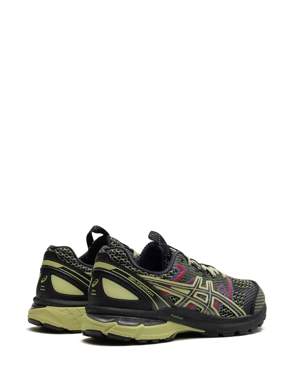 ASICS GEL-TERRAIN ブラック/ネオンライム スニーカー - 画像3