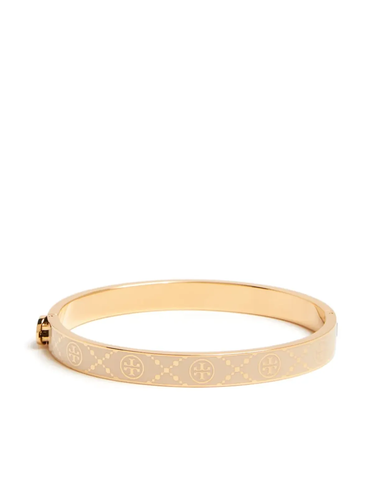 Tory Burch T Monogram ヒンジ ブレスレット - ニュートラルカラー - 画像2