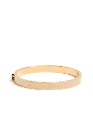 Tory Burch T Monogram ヒンジ ブレスレット - ニュートラルカラー - サムネイル2