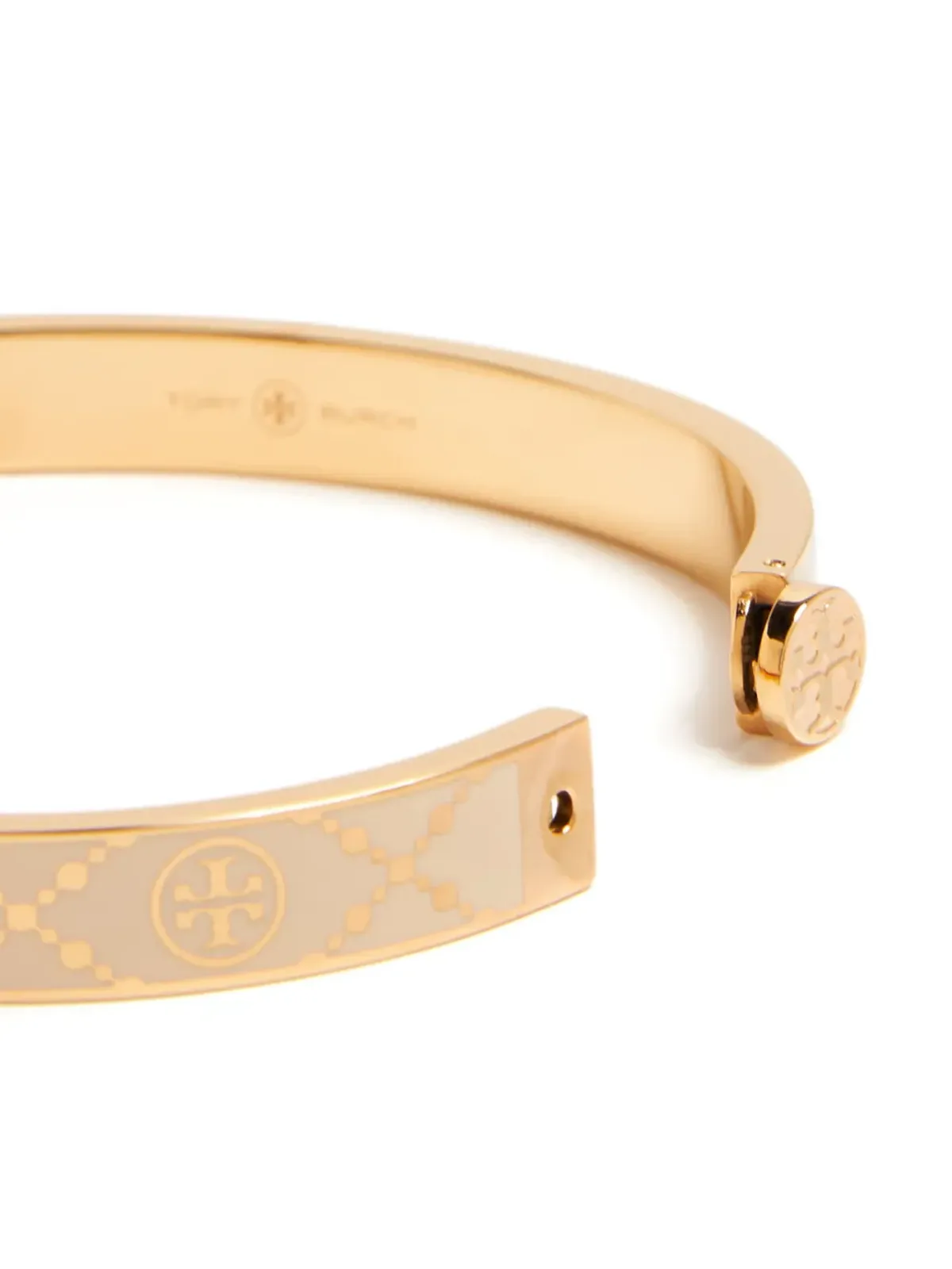 Tory Burch T Monogram ヒンジ ブレスレット - ニュートラルカラー - 画像3