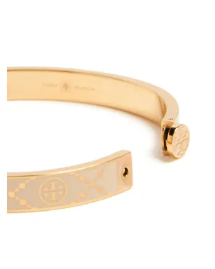 Tory Burch T Monogram ヒンジ ブレスレット - ニュートラルカラー - サムネイル3