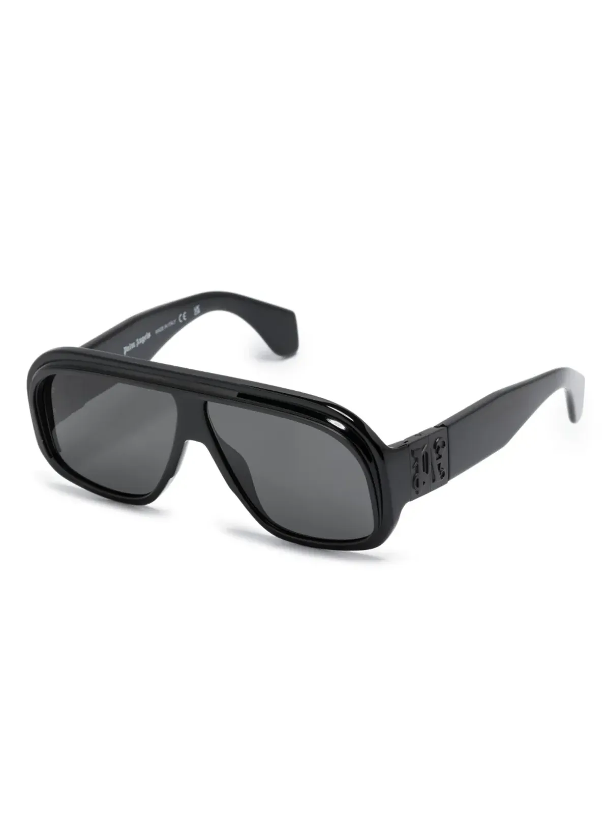 Palm Angels Eyewear ロゴエンボス パイロットフレーム サングラス - 画像2