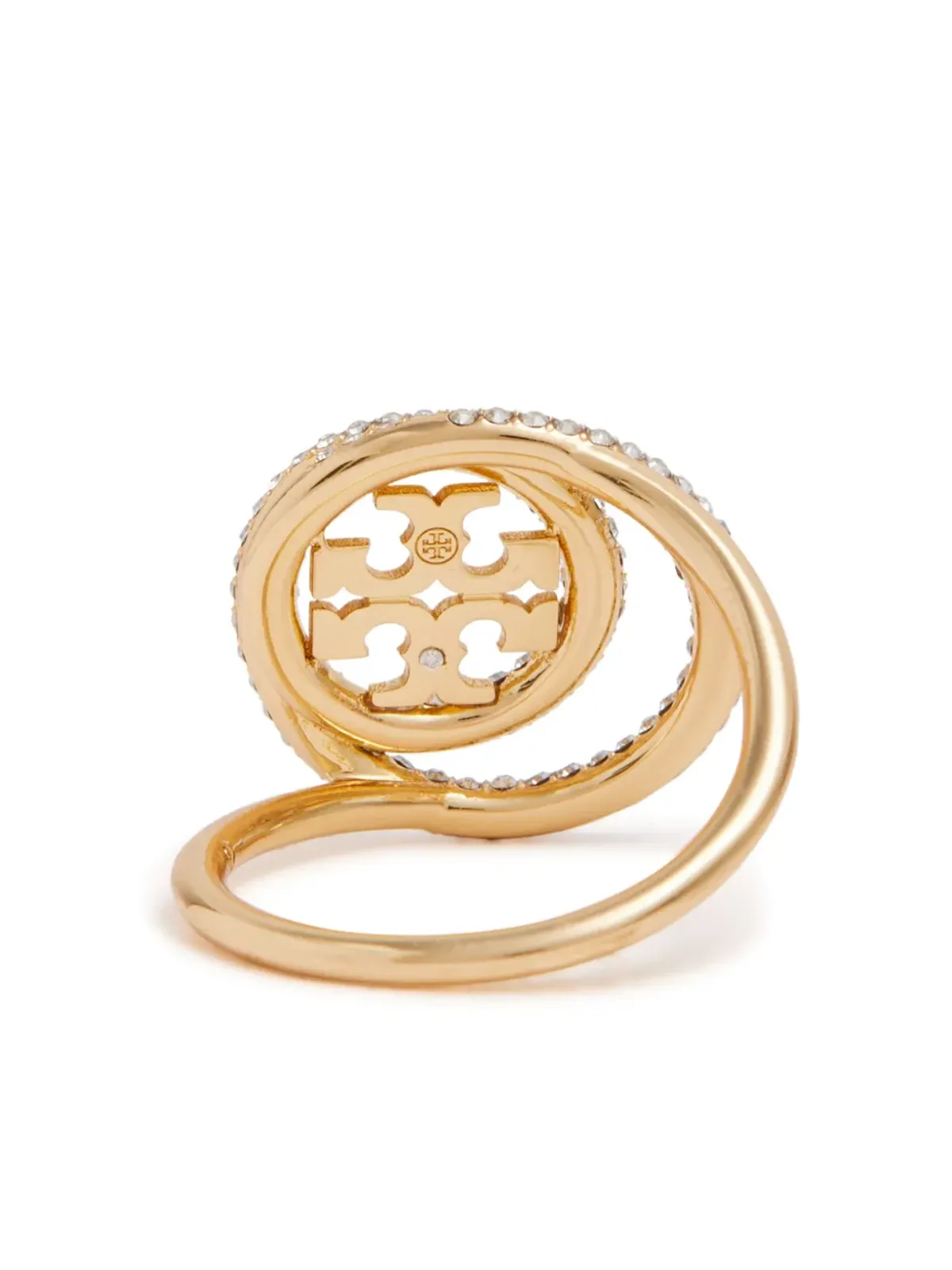 Tory Burch ミラー クリスタル装飾リング - ゴールド - 画像2