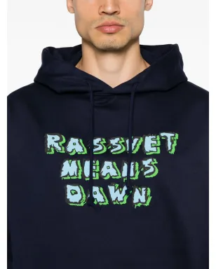 RASSVET スローガンプリント コットンフーディ - サムネイル5