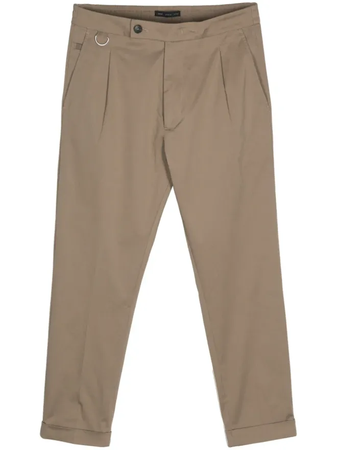 Low Brand Low Brand Riviera スリムフィット トラウザーズ - Neutralsの商品画像