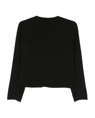Emporio Armani Armureクレープ生地のラップジャケット - サムネイル2
