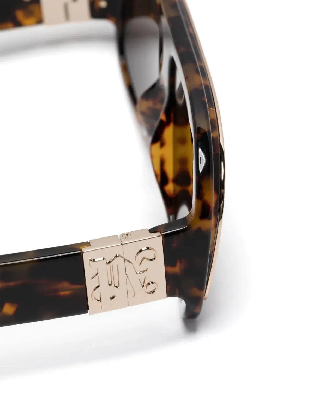 Palm Angels Eyewear べっ甲柄パイロットフレームサングラス - 画像3