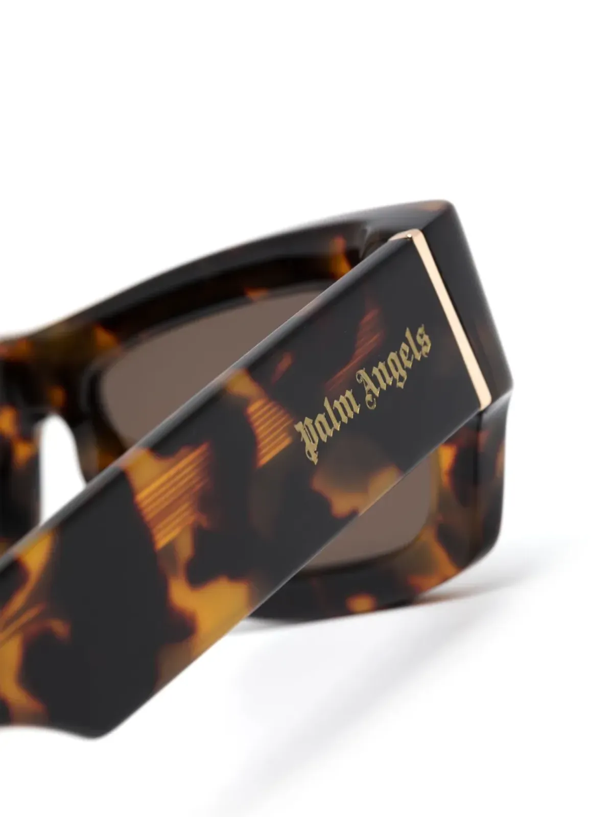 Palm Angels Eyewear べっ甲柄矩形フレーム サングラス - 画像3