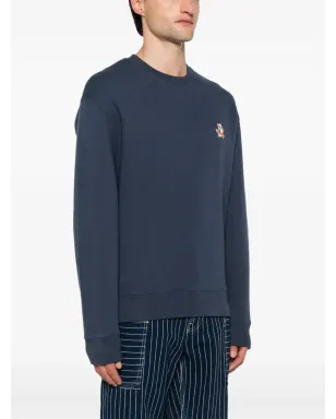 Maison Kitsuné フォックスモチーフ コットン スウェットシャツ - ブルー - サムネイル3