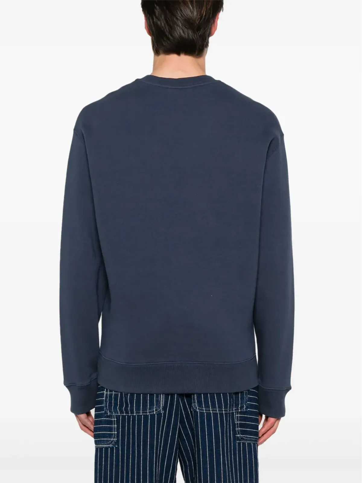 Maison Kitsuné フォックスモチーフ コットン スウェットシャツ - ブルー - 画像4