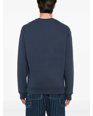 Maison Kitsuné フォックスモチーフ コットン スウェットシャツ - ブルー - サムネイル4