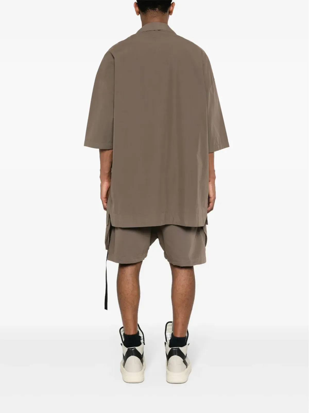 Rick Owens DRKSHDW マグナム トミー コットンシャツ - グレー - 画像4