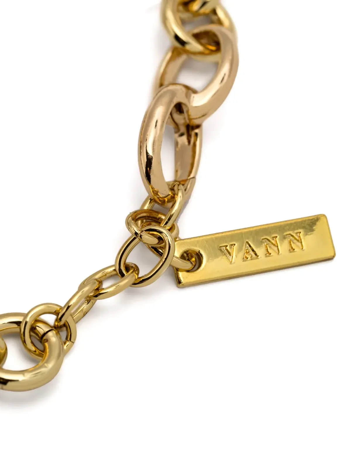 Vann Jewelry ハートチャーム ミックスチェーン ブレスレット - ゴールド - 画像3