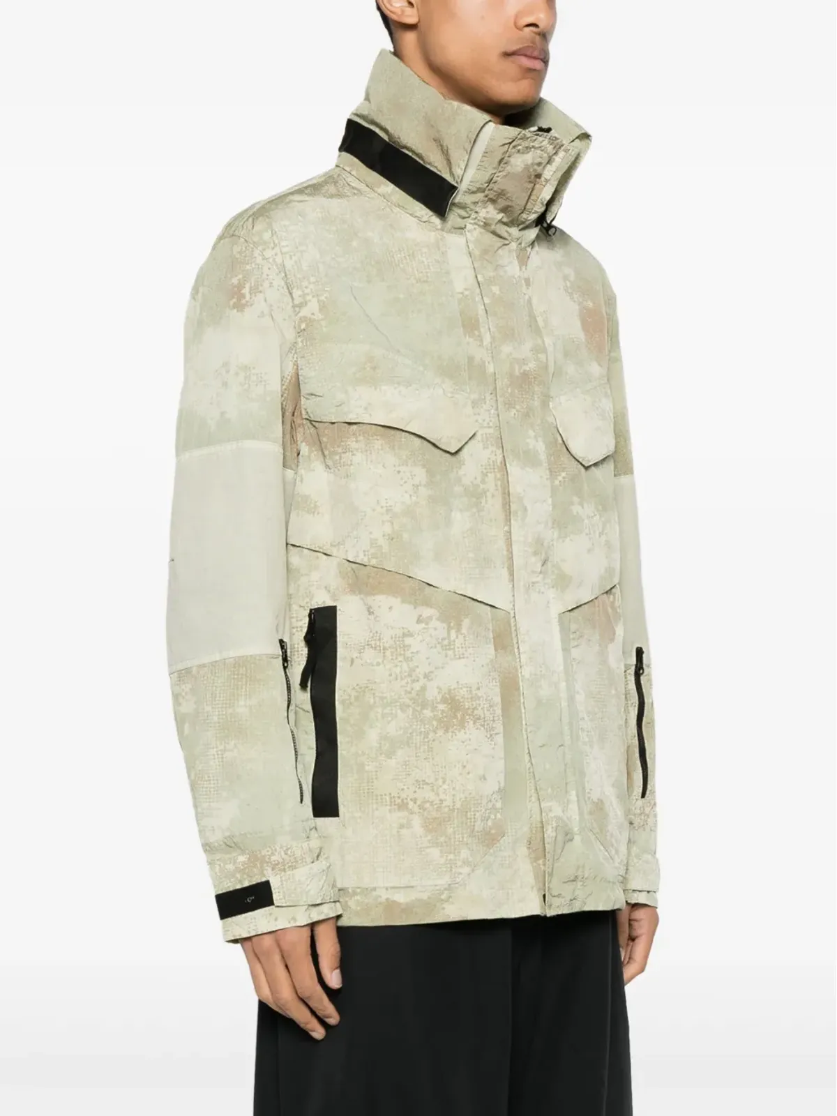 Stone Island コンパスバッジ フーデッドジャケット - 画像3