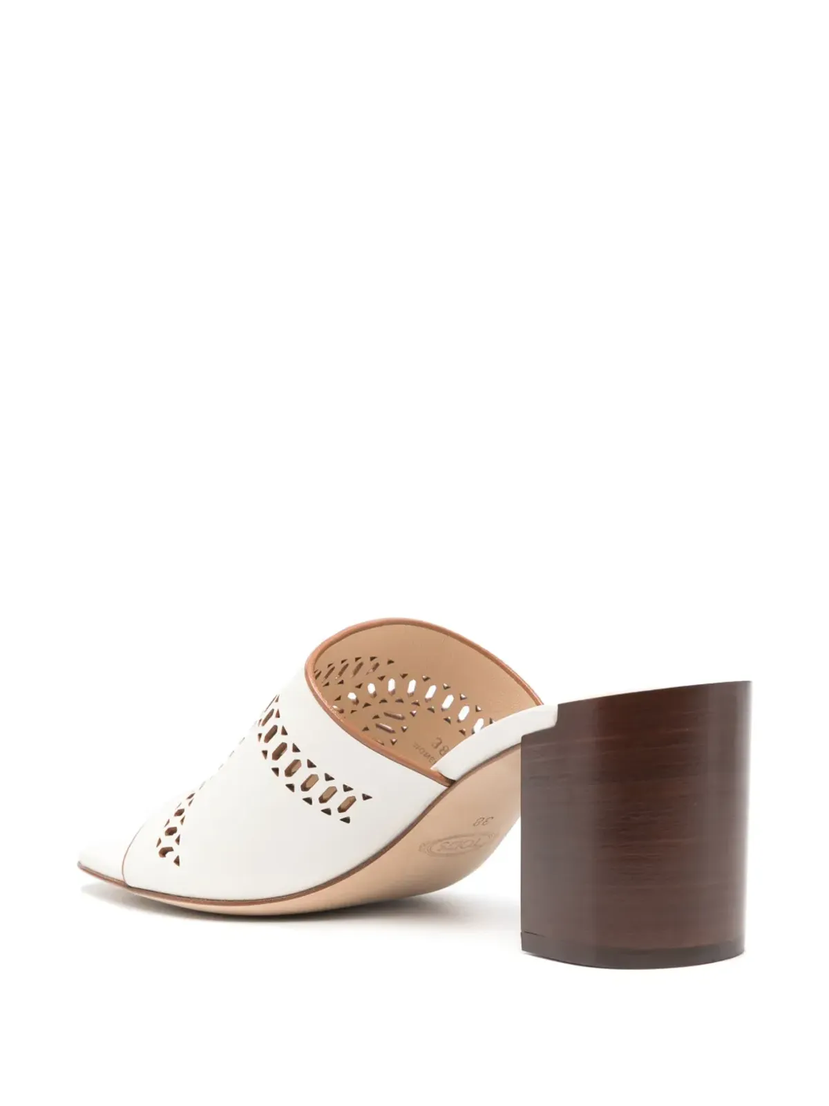 Tod's Kate レザーサンダル - ホワイト - 画像3