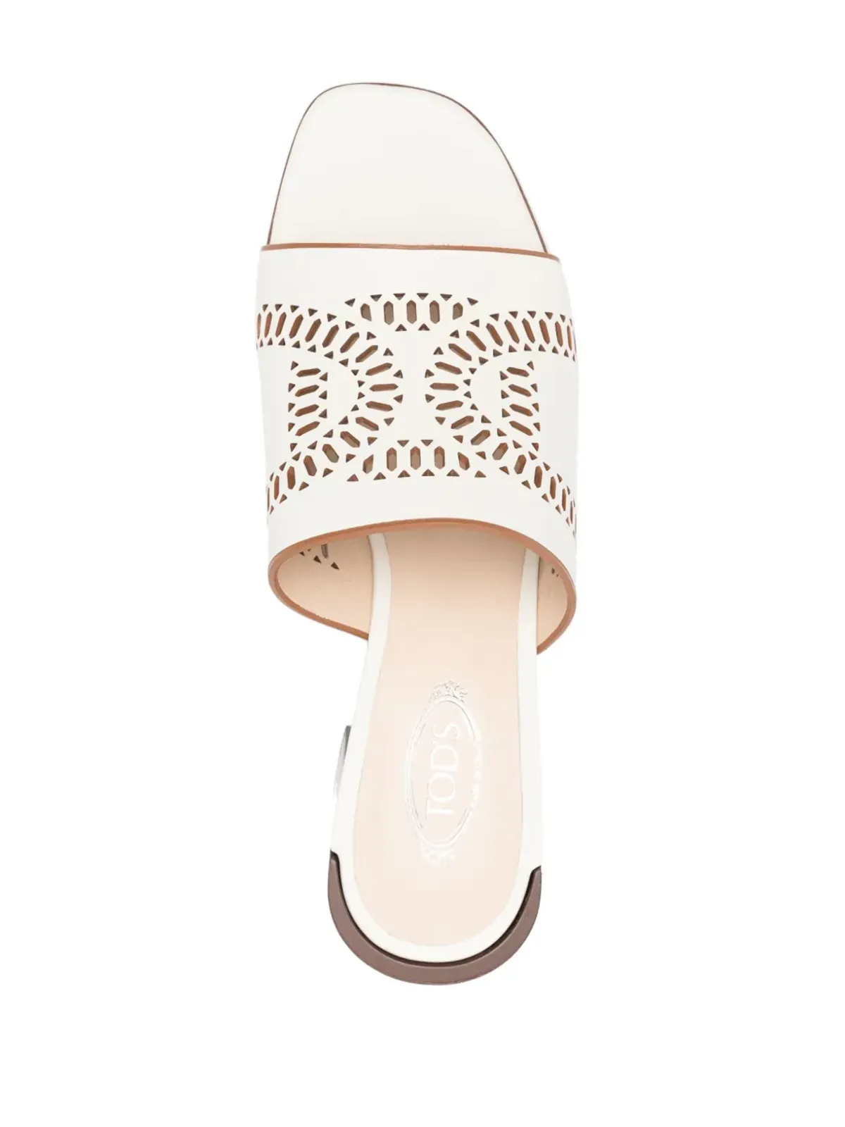 Tod's Kate レザーサンダル - ホワイト - 画像4