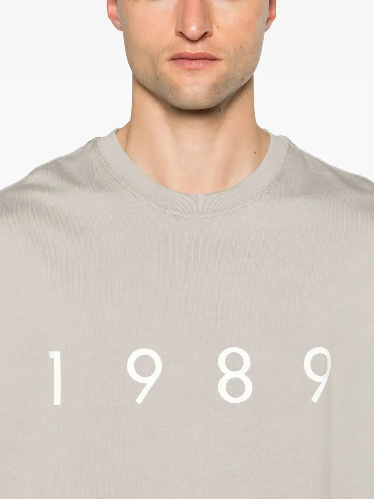 1989 STUDIO ロゴプリント コットンTシャツ - グレー - 画像5