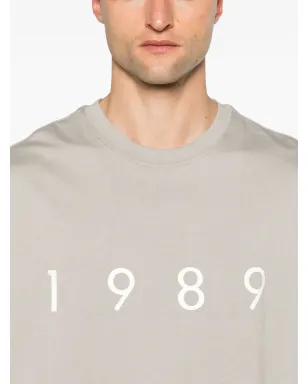 1989 STUDIO ロゴプリント コットンTシャツ - グレー - サムネイル5