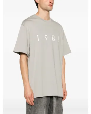 1989 STUDIO ロゴプリント コットンTシャツ - グレー - サムネイル3