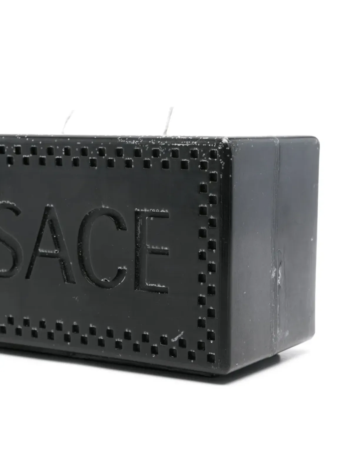 Versace ロゴマニア ブリック キャンドル - ブラック - 画像2
