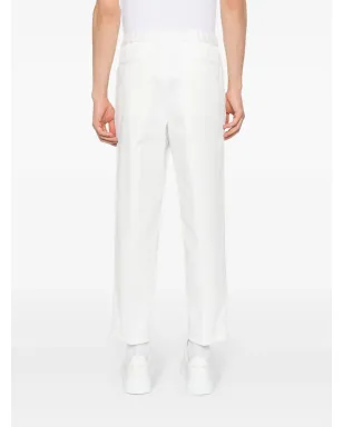 Jil Sander ギャバジン テーパードパンツ - ホワイト - サムネイル4