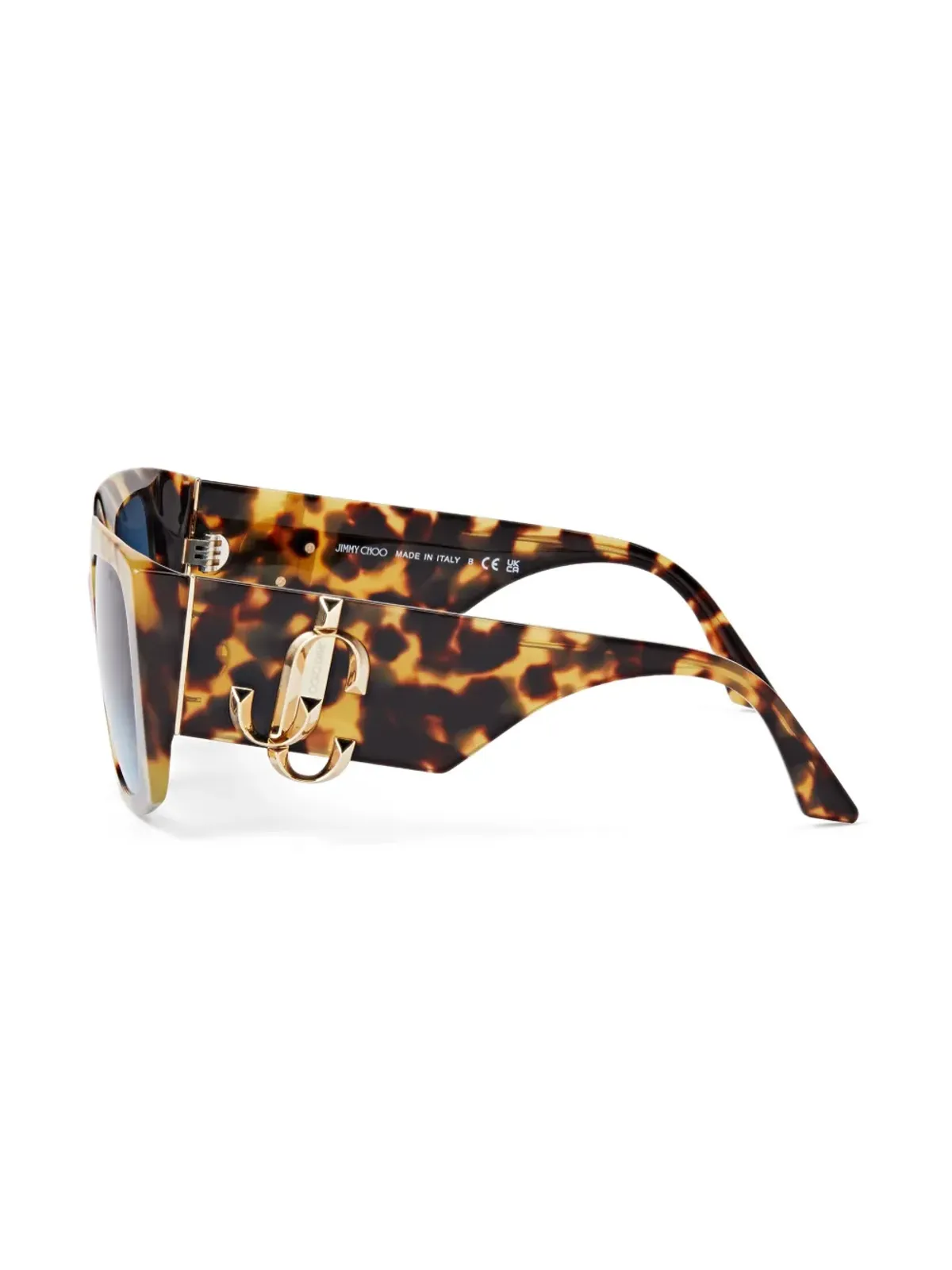 Jimmy Choo Eyewear アリアナ オーバサイズフレーム サングラス - 画像3