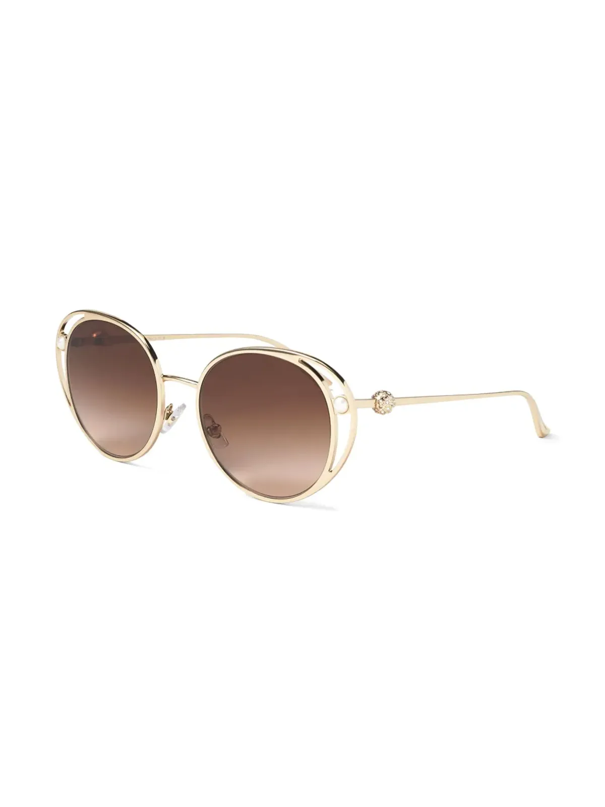 Jimmy Choo Eyewear Angela ラウンドフレーム サングラス - 画像2