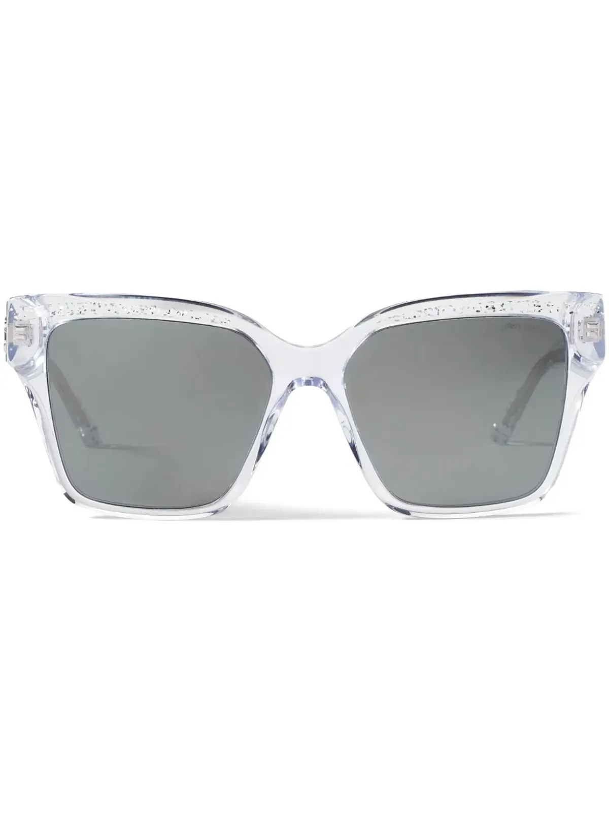 Jimmy Choo Eyewear Giava スクエアフレーム サングラス - White - 画像1