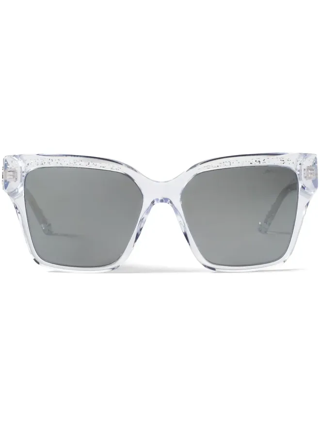 Jimmy Choo Eyewear Jimmy Choo Eyewear Giava スクエアフレーム サングラス - Whiteの商品画像