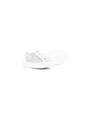 Nº21 Kids logo-patch suede sneakers - Grey - サムネイル2
