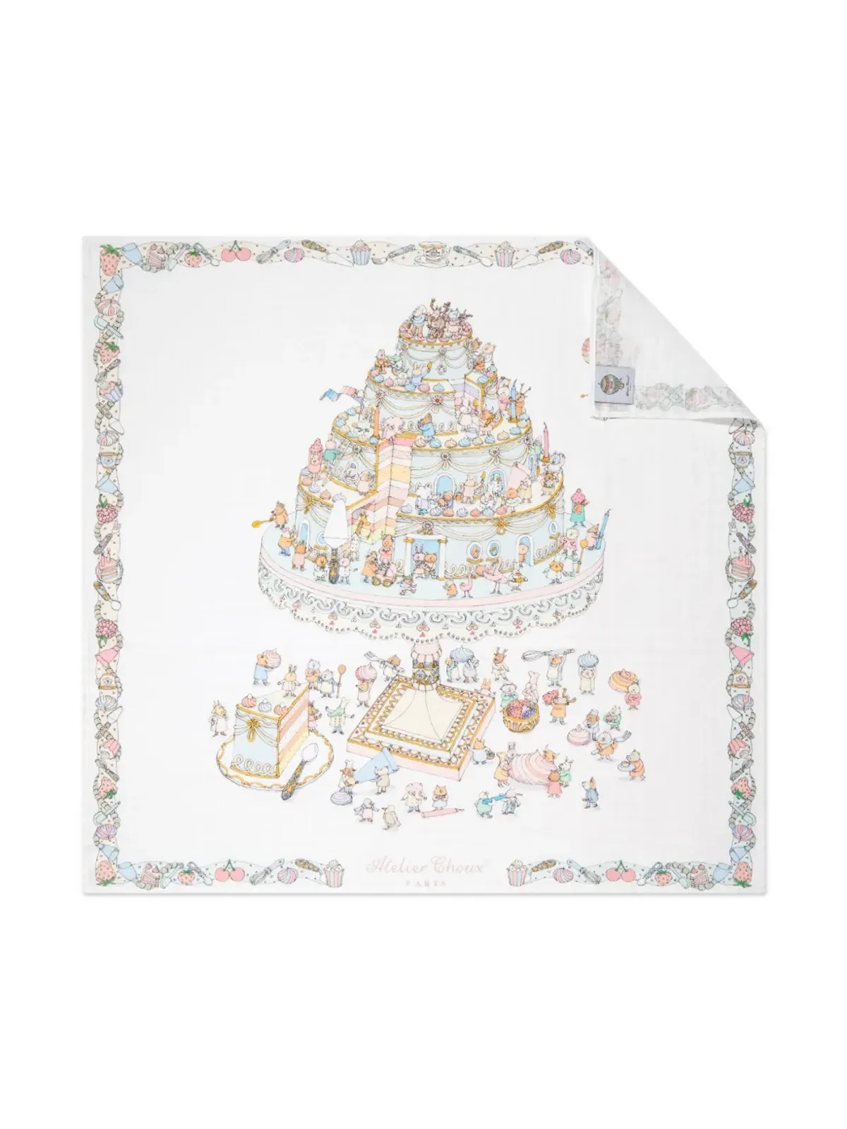 Atelier Choux Le Gâteauプリント ブランケット - 画像1