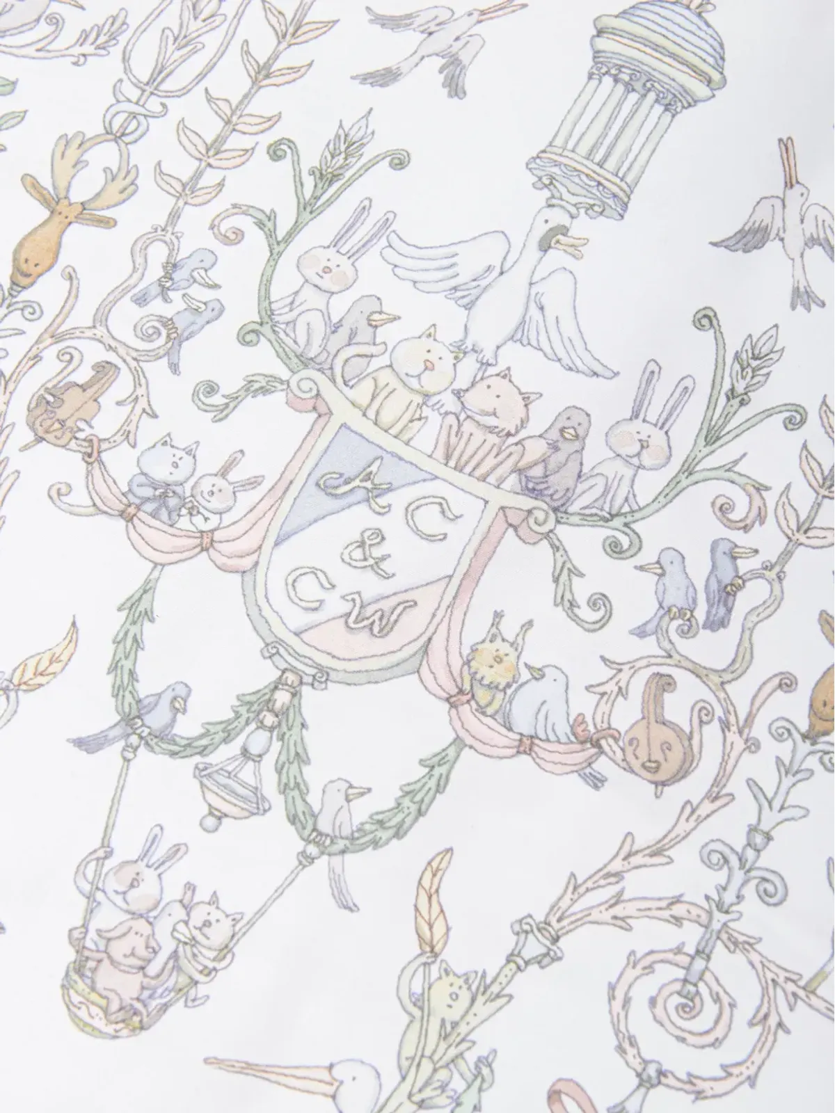 Atelier Choux × Caitlin Wilson Toile de Jouyプリント リバーシブル キルト - 画像3