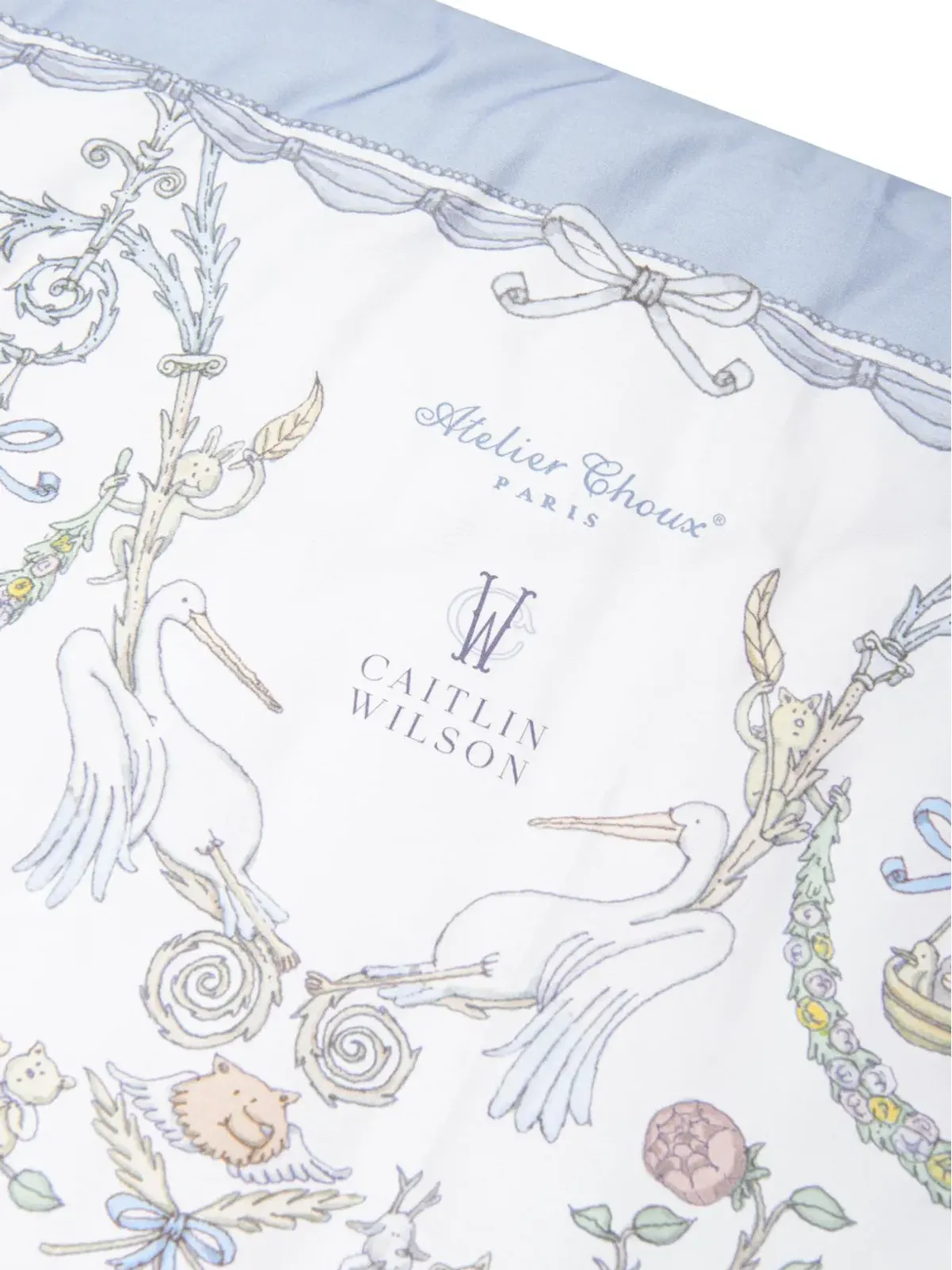 Atelier Choux × Caitlin Wilson Toile de Jouyプリント リバーシブル キルト - 画像4