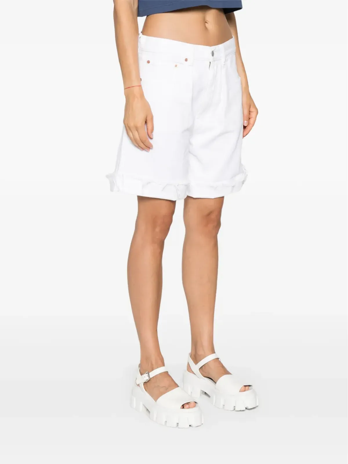 Denimist Brooke コットンショーツ - White - 画像3