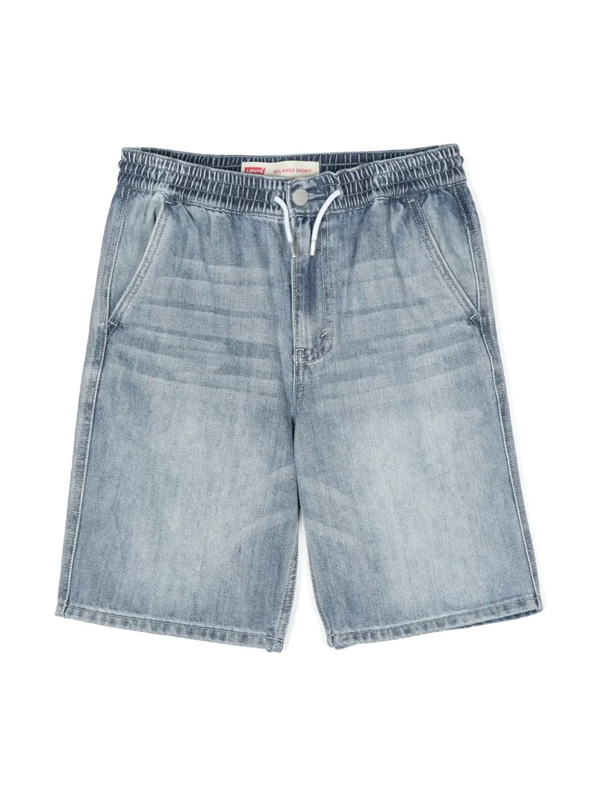 Levi's Kids ドローストリングウエスト デニムショーツ - 画像1