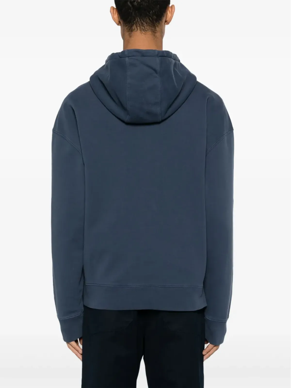 Maison Kitsuné ロゴパッチ コットン フーディー - ブルー - 画像4