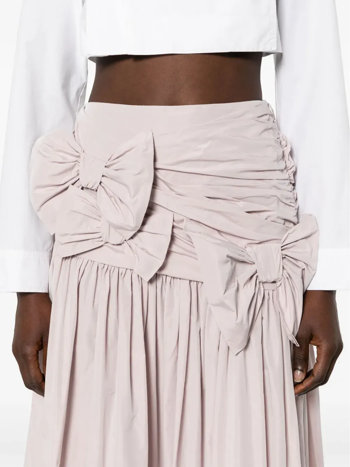 Viktor & Rolf リボンディテール ドレープスカート - 画像5