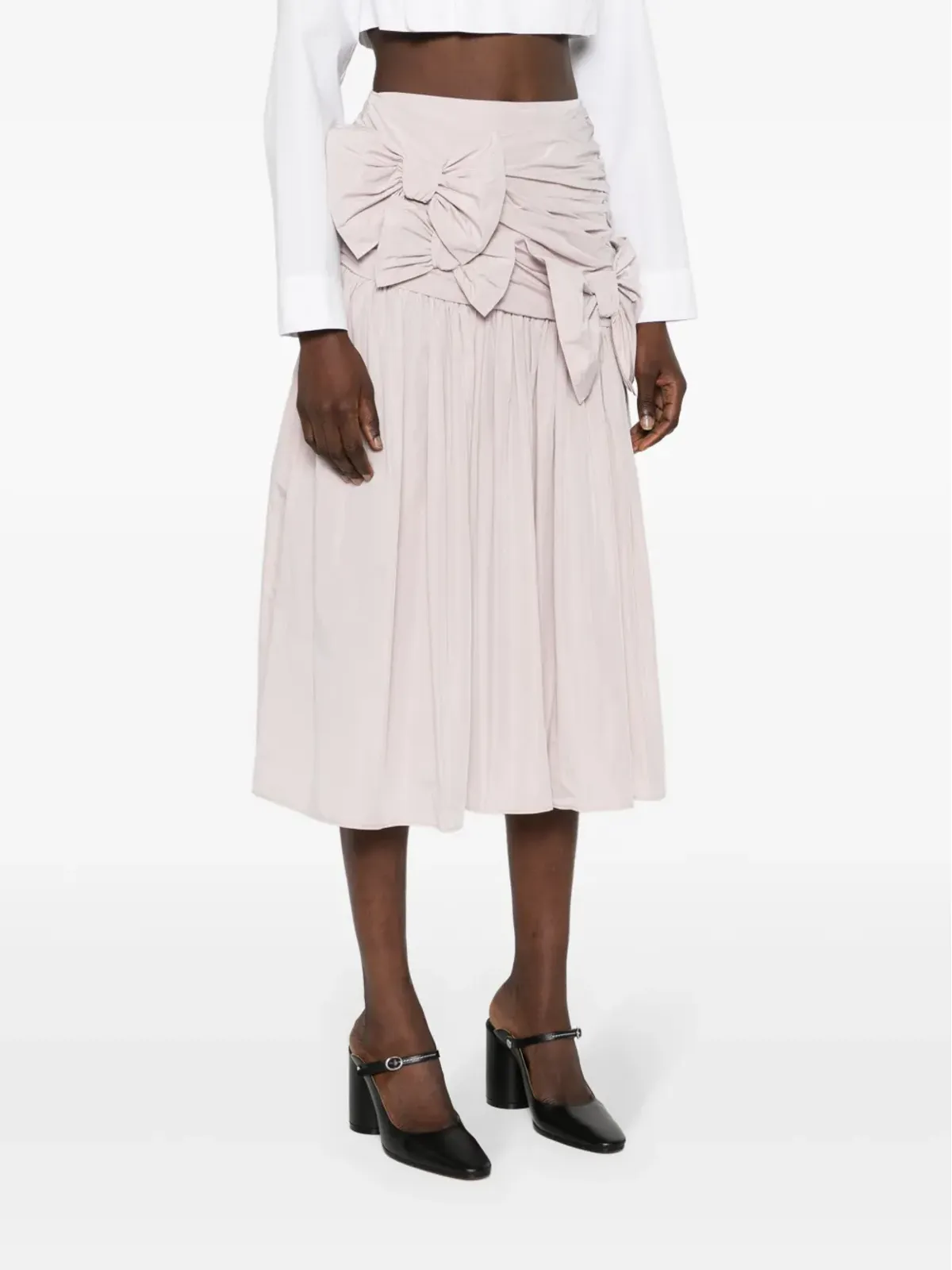 Viktor & Rolf リボンディテール ドレープスカート - 画像3
