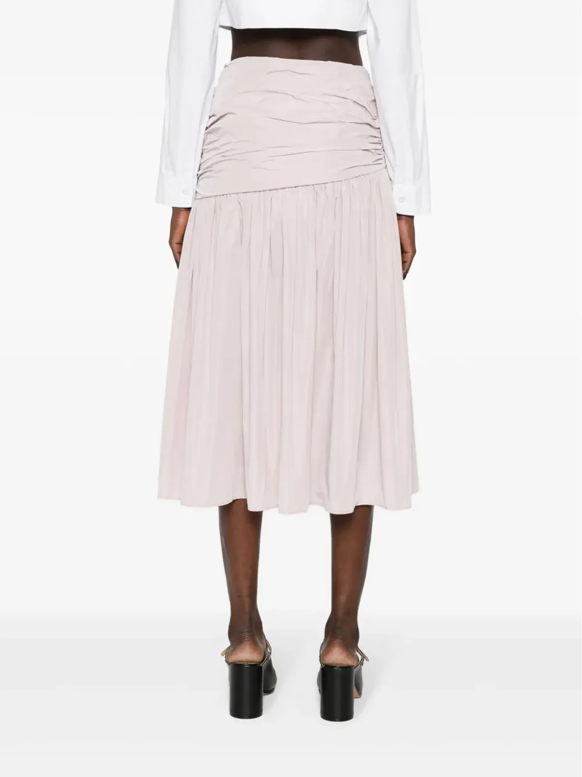Viktor & Rolf リボンディテール ドレープスカート - 画像4