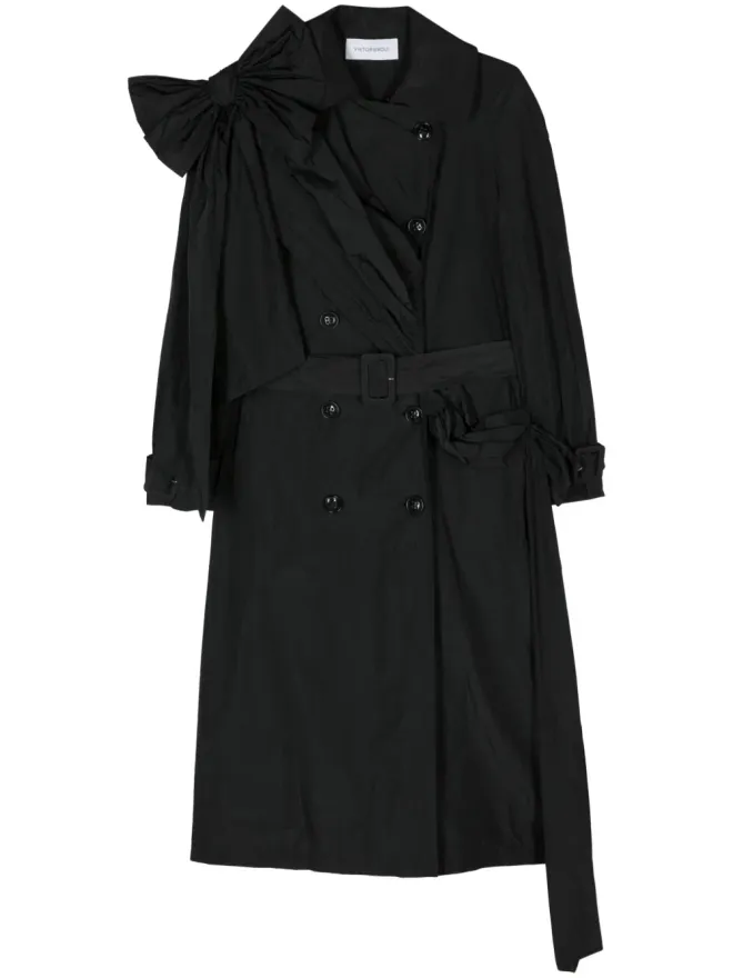 Viktor & Rolf Viktor & Rolf ボウディテール ドレープ トレンチコートの商品画像