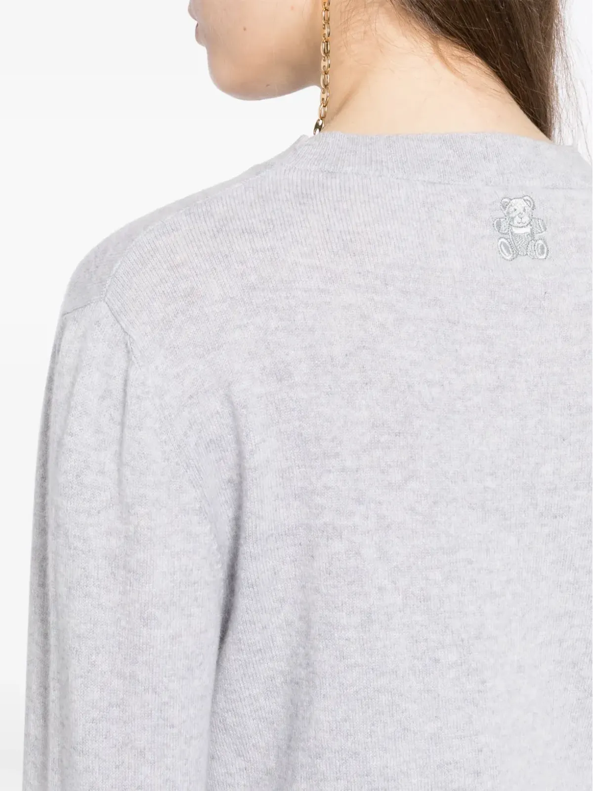 Teddy Cashmere Roma jumper - Grey - 画像5