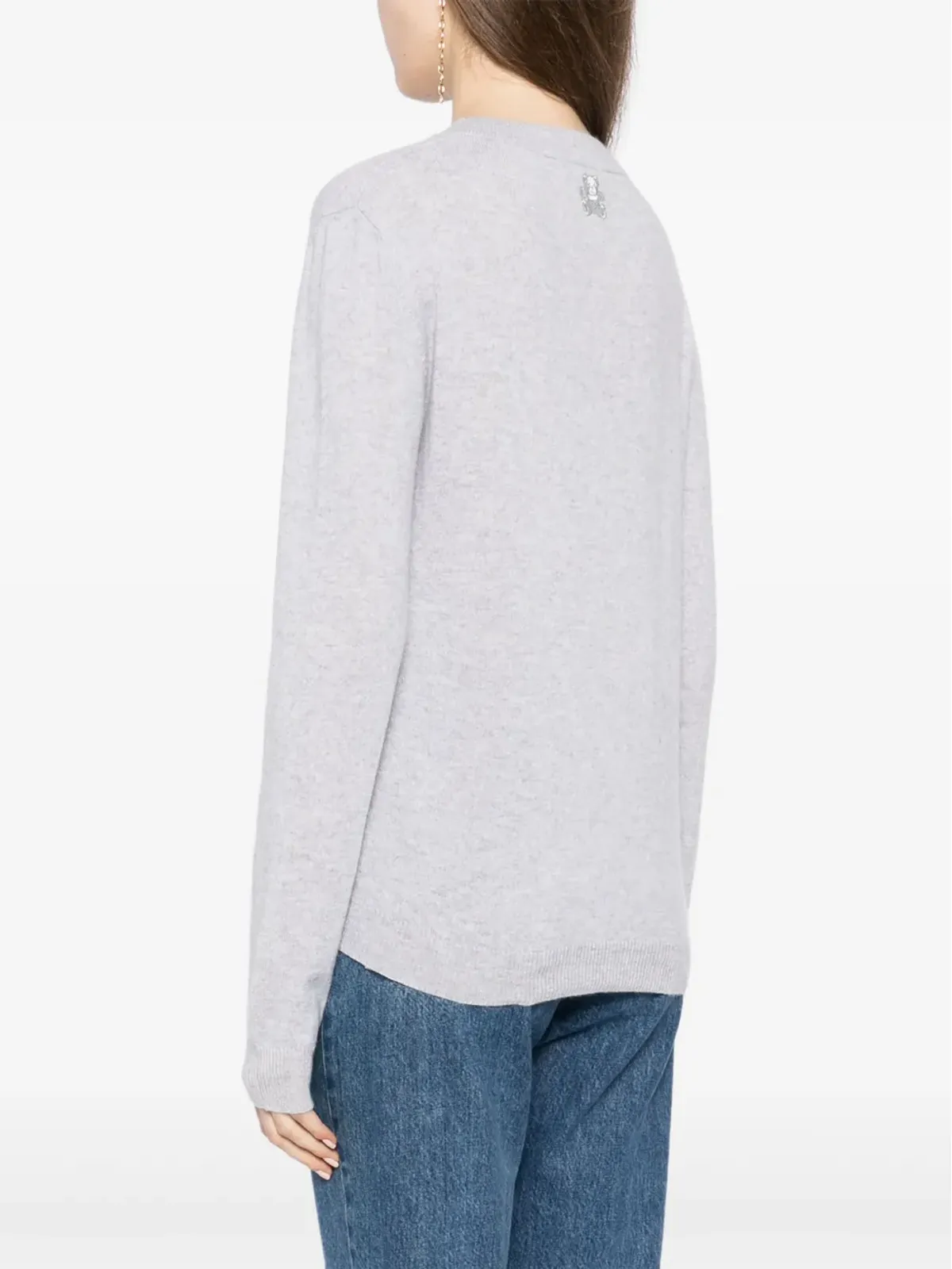 Teddy Cashmere Roma jumper - Grey - 画像4